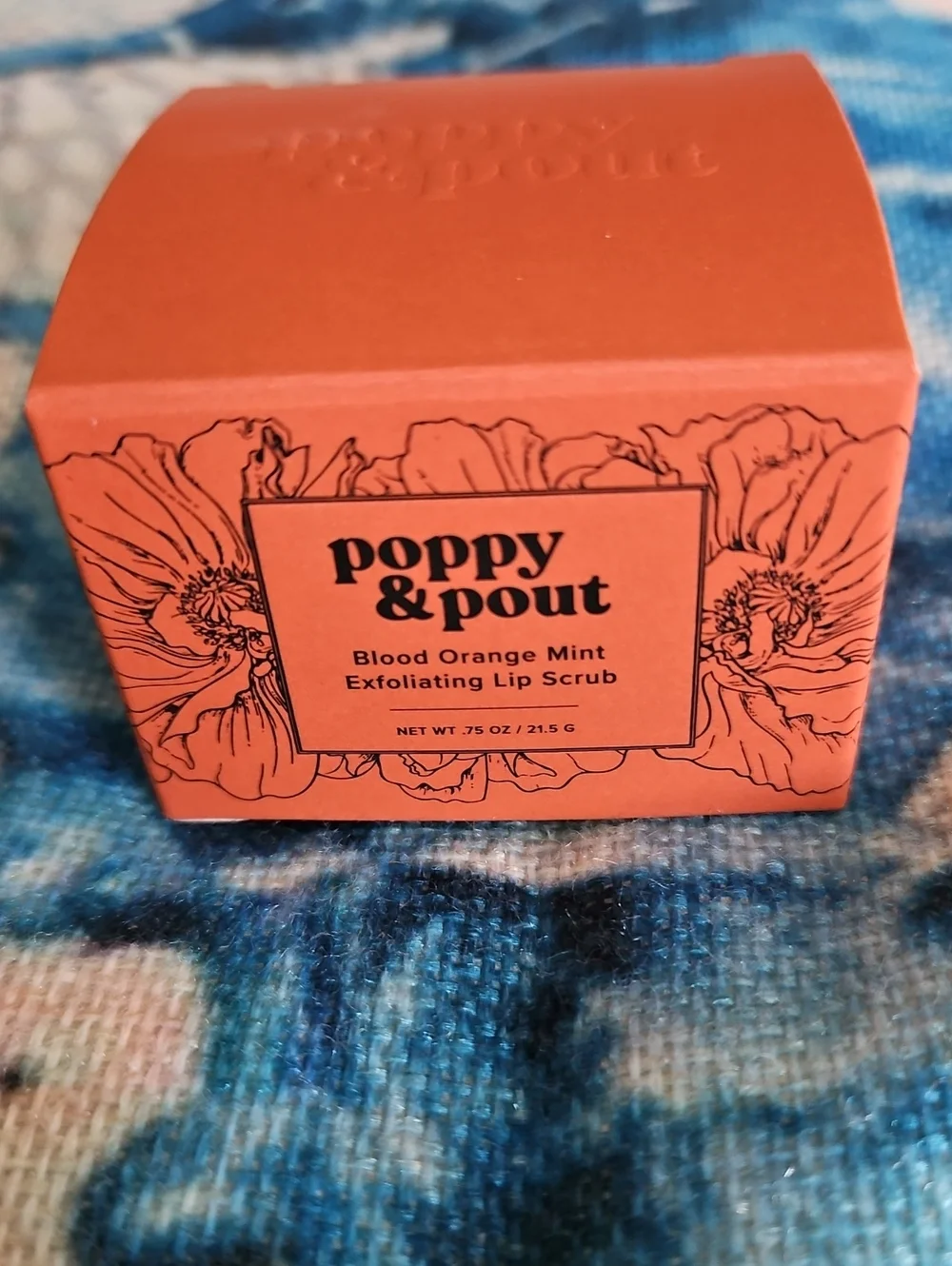 Poppy & Pout Blood Orange Mint Lip Scrub